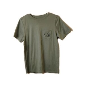 Ivory Ella Sage Green Short Sleeve Tee Size Small